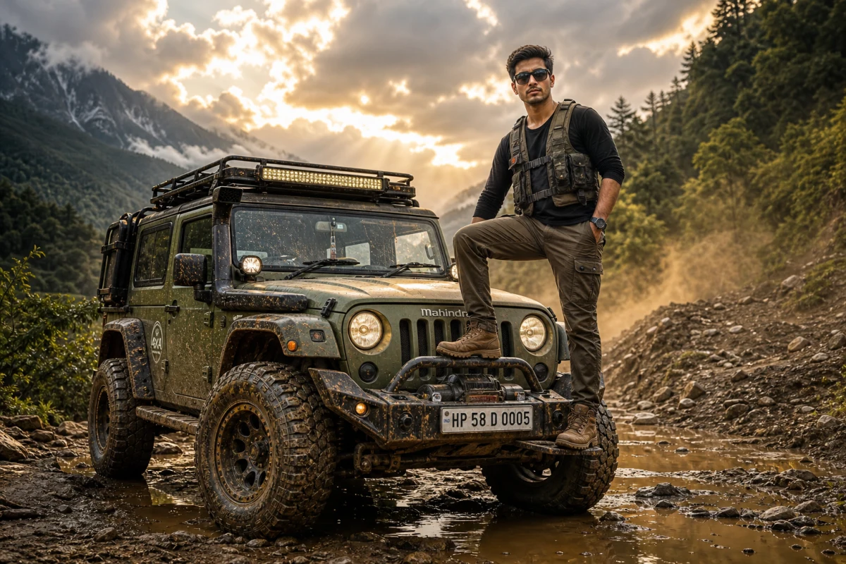 Off-Road Jeep Adventure AI Photo Editing Prompt