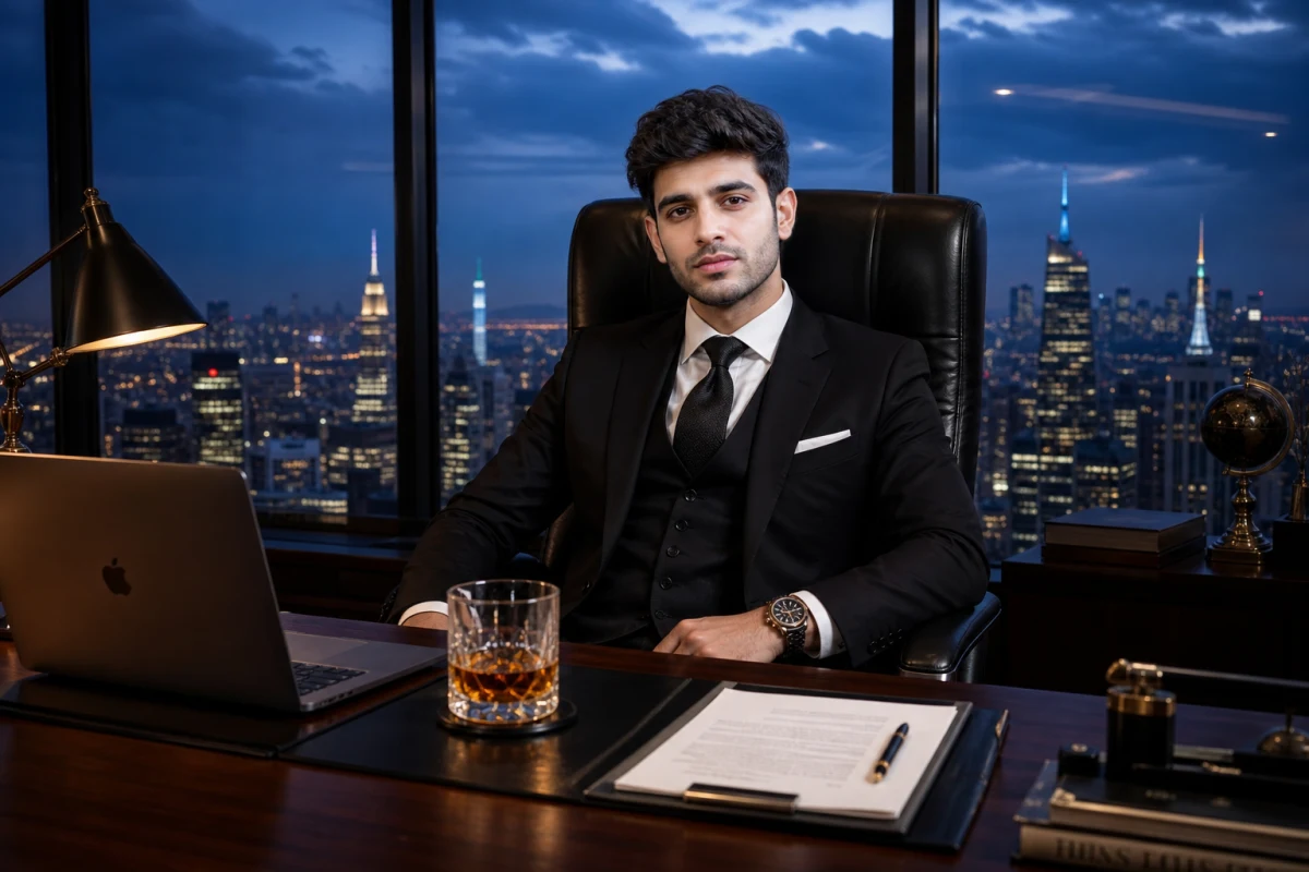 CEO Business Tycoon AI Photo Editing Prompt for Boys